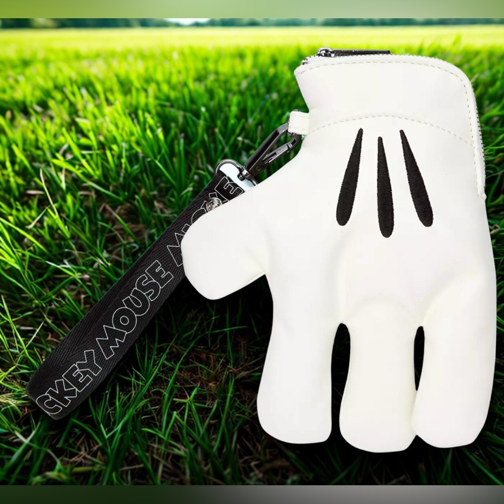 Loungefly Disney Mickey Mouse Figural Glove White Coin Wristlet